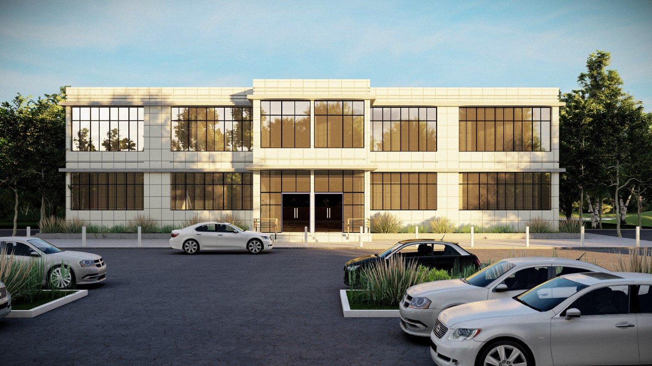 Architectural rendering of BioLabShare’s proposed two-story bioincubator